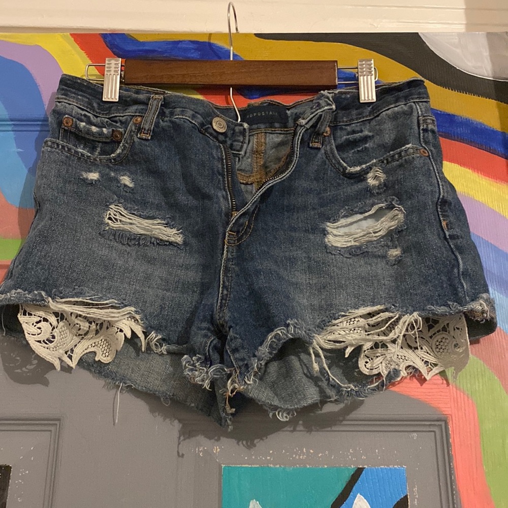Aeropostal Dark Wash Denim Shorts